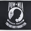 Bandera negra 2x3ft con texto You are not forgotten