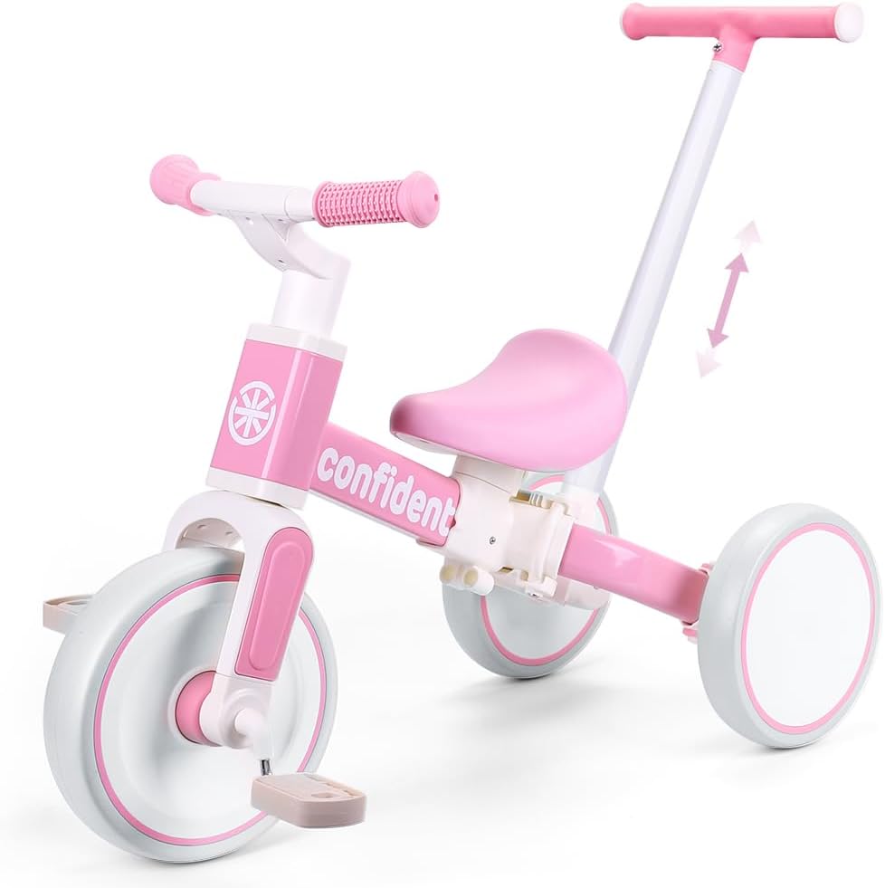 Triciclo 5 en 1 para niños 1-5 años con pedal extraíble
