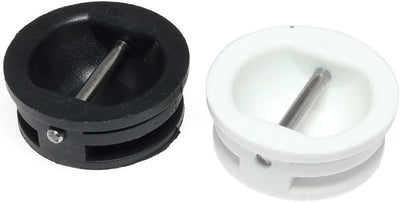 2 Tapones Correa Tabla Surf Profesional Blanco Negro