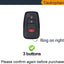 Funda llavero comp Toyota RAV4 Camry Prius Prado 16-24