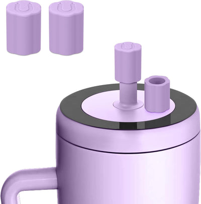 2 Pzas Protector Popote Magnético Silicón para Tumbler
