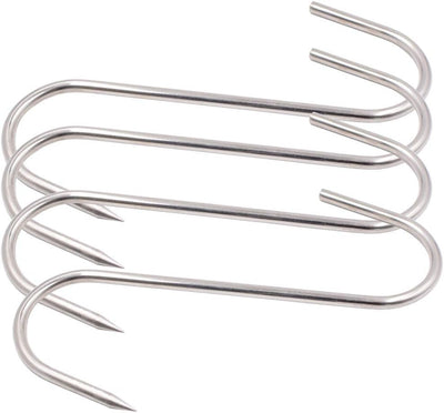 Ganchos carne acero inox 5" 0.157"