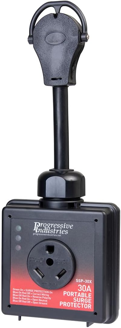 Protector sobretensiones vehículos recreativos 30A negro