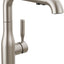 Grifo cocina níquel cepillado rociador extraíble acero inox