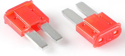 25 Pzas Fusibles 10A para Coche RV Camión Motocicleta