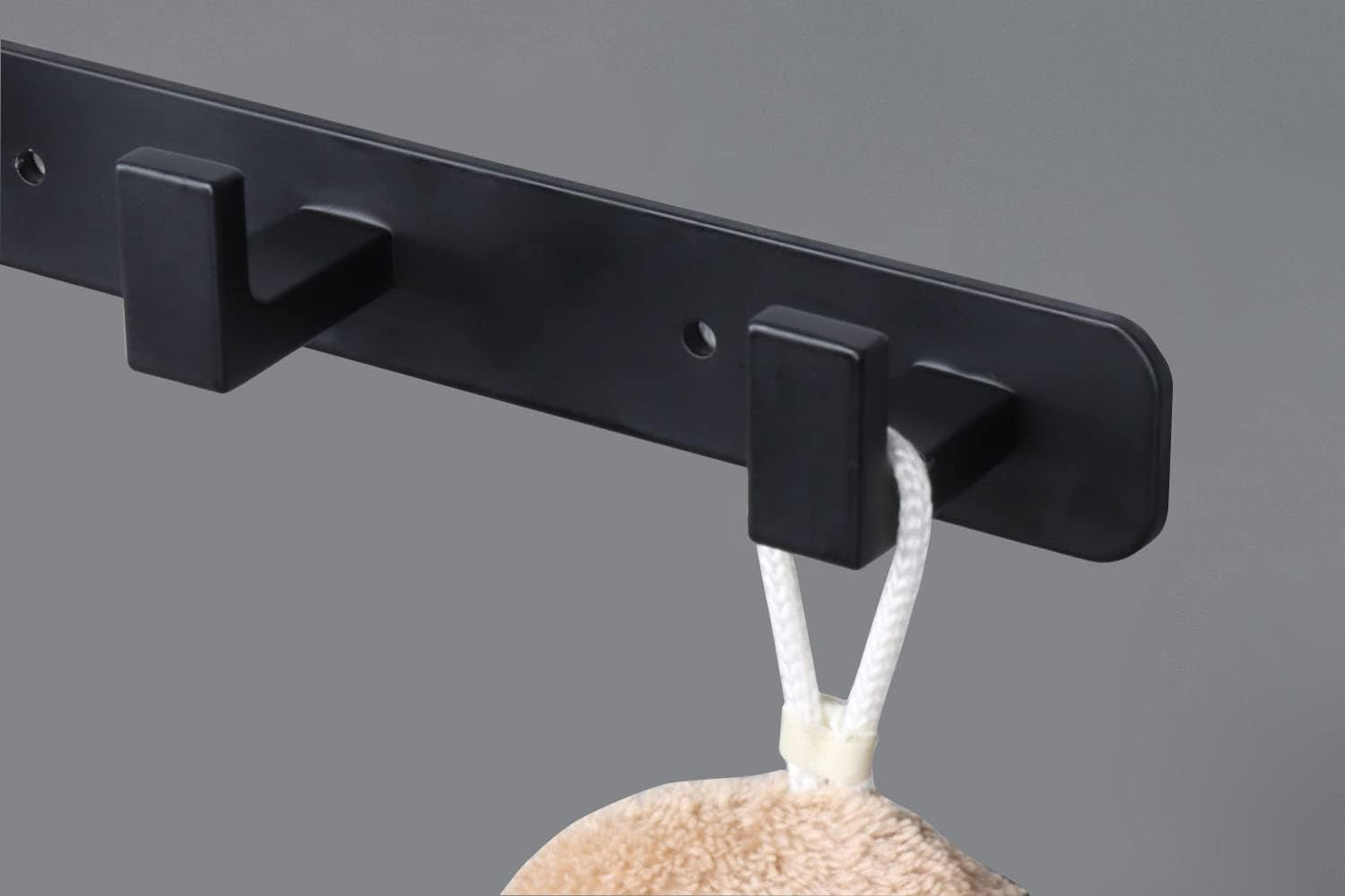 Perchero acero inox 5 ganchos triangulares para baño