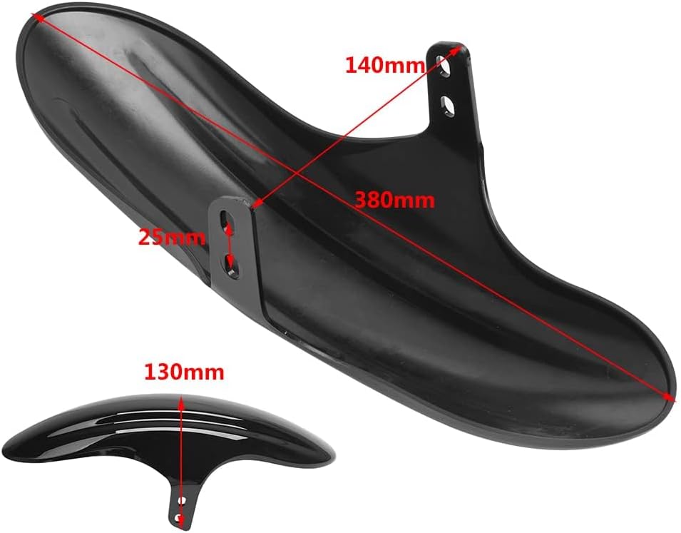 Guardabarros delantero Harley Softail Street Bob 18-25 Negro