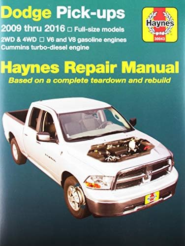 Manual reparación camionetas Dodge 30043