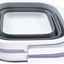 Cubo limpieza rectangular 5L plegable camping playa hogar