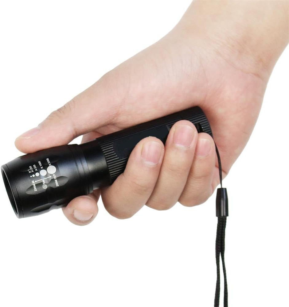 Linterna Mini CREE con Foco Ajustable y Luces LED