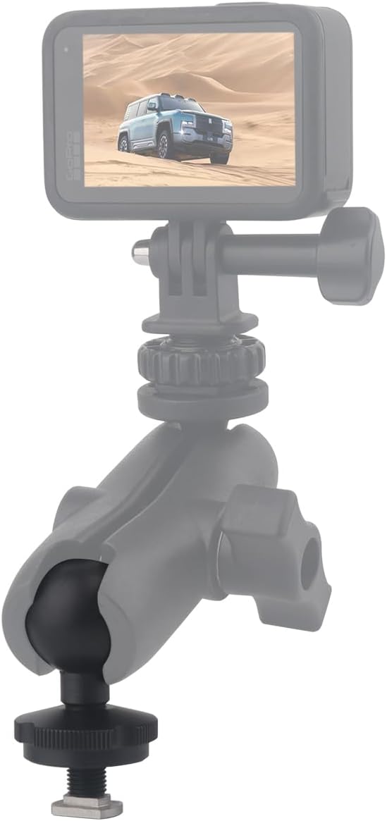 Bola pista 1" perno T para brazo doble zócalo RAM B 2unid