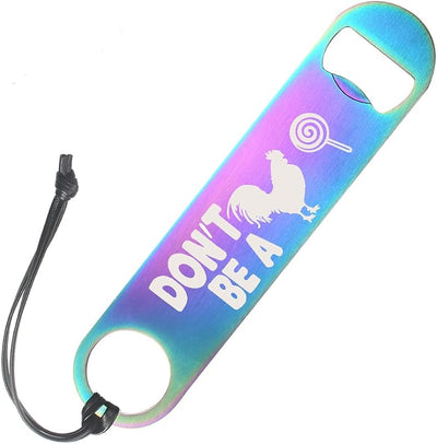 Abridor botellas acero inox arco iris regalo broma