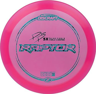 Disco golf Z Raptor 6.10-6.14oz Paige Pierce