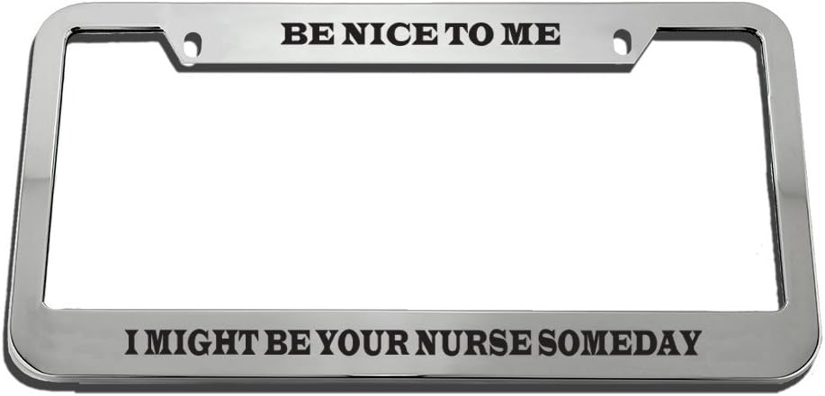 Soporte placa matrícula Be Nice to Me