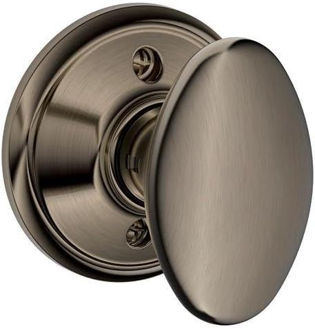 Pomo cerradura sin giro peltre antiguo F170