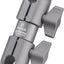 Brazo giratorio doble zócalo aluminio 3.7pulg comp RAM B 1pulg