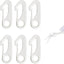 Ganchos nailon para asta bandera paquete 8