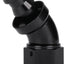 Adaptador codo manguera aluminio negro 45 grados