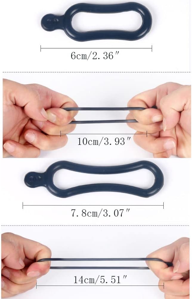 Correas elásticas silicona para bicicleta 24 pzas