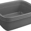 3 Cubos Lavado Plástico Gris 16qt Rectangulares