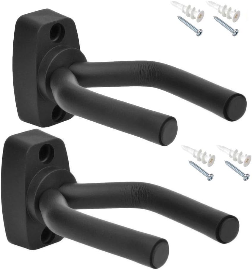 2 Soportes Gancho para Colgar Guitarra Pared