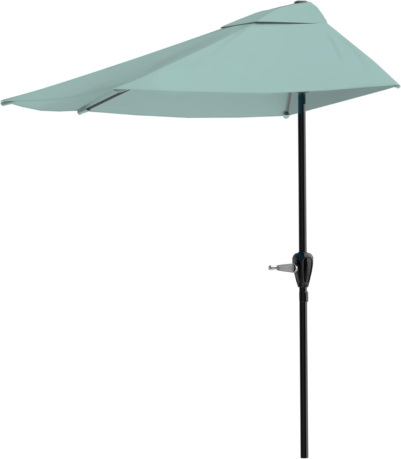 Paraguas patio 9ft manivela dosel balcón verde