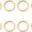 8 Bujes Hoja Sierra Arandelas Latón 5/8 a 1/2pulg 0.039in