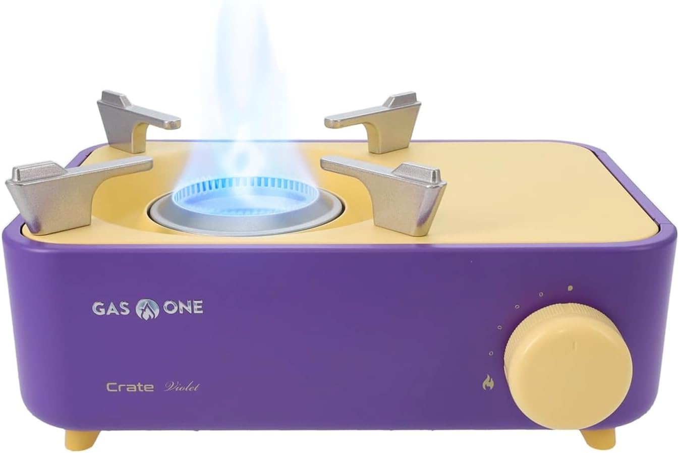 Estufa gas butano portátil llama espiral para campamento