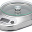 Báscula cocina electrónica color plateado 2.5x7.4x9.25pulg