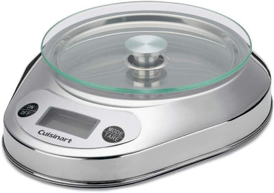 Báscula cocina electrónica color plateado 2.5x7.4x9.25pulg