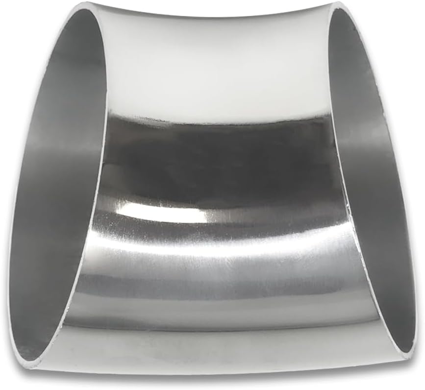 Tubo codo escape 3pulg 45grados acero inox SS304