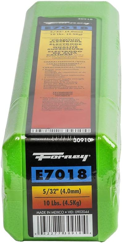 Electrodos soldadura acero carbono 7018 10lb pack