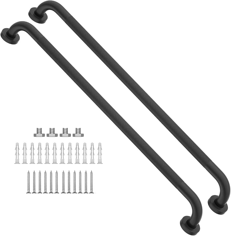 2 Barras Agarre Antiderrap 32" Acabado Negro Bronce