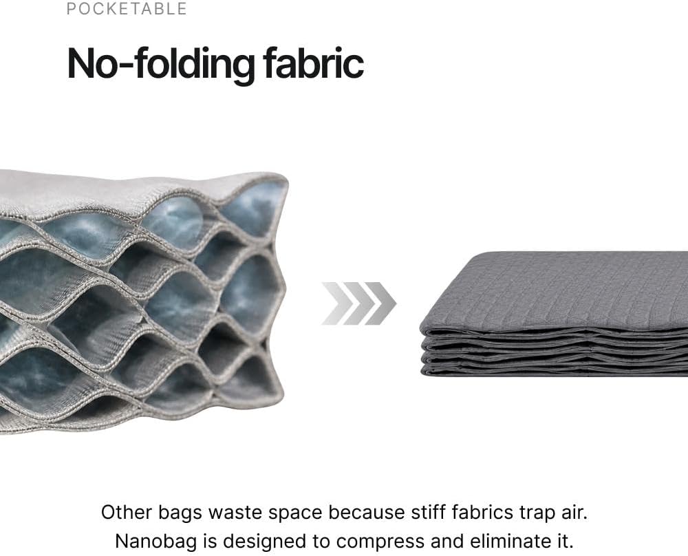 Bolso plegable reutiliz. para compras y viajes azul ondas