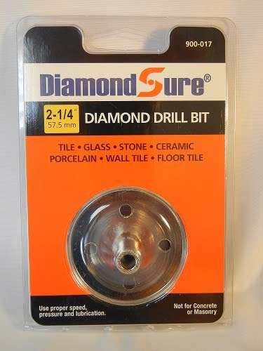 Broca diamante 2.264pulg para vidrio azulejos granito