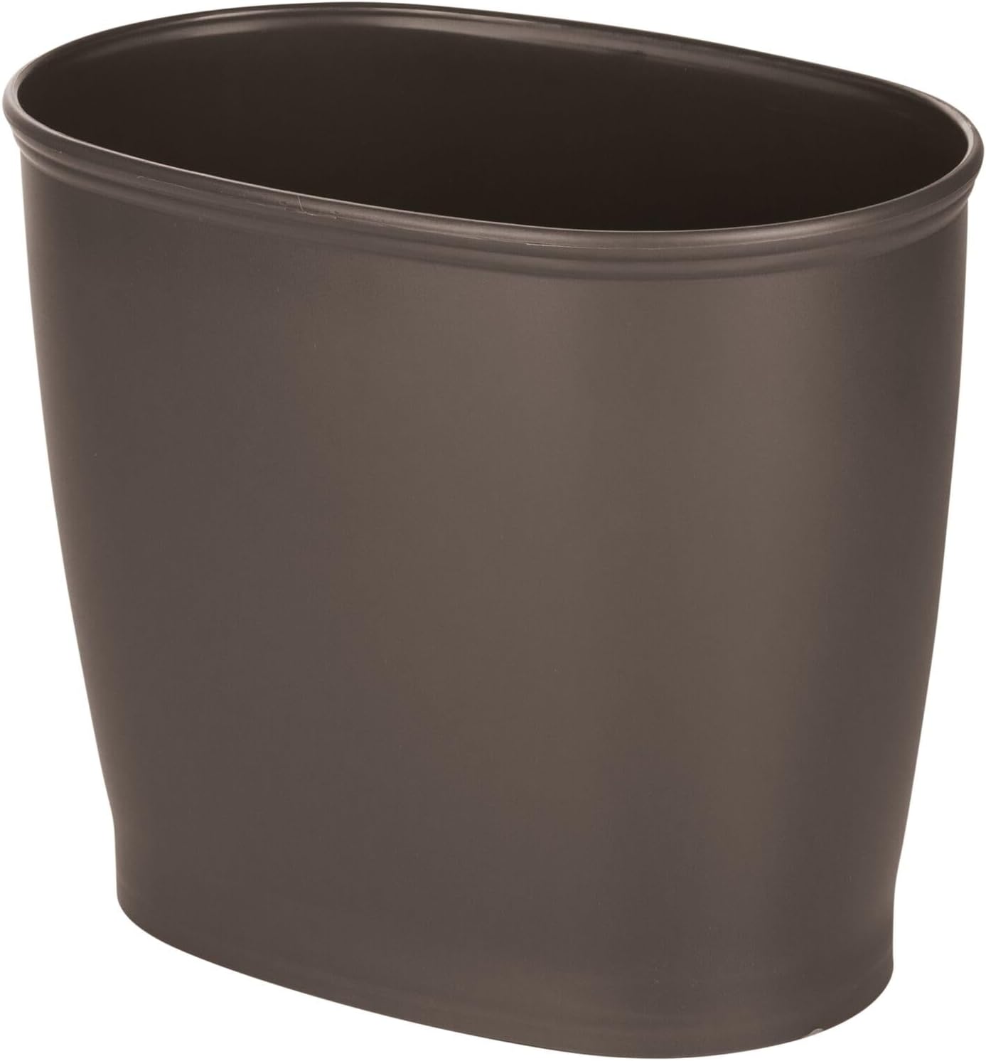 Papelera plástico ovalada para baño cocina oficina set 1