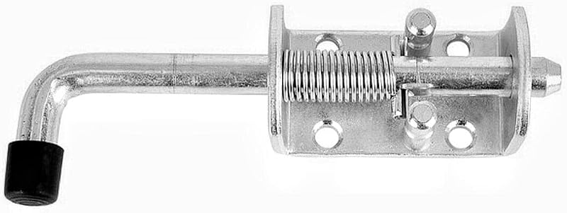 Cerradura acero inox 304 resorte para puerta cobertizo