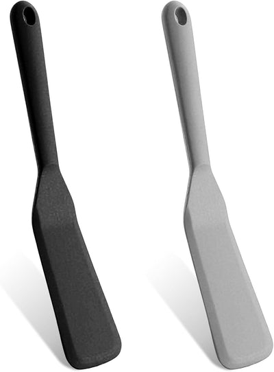 2 Espátulas Silicona Antiadherentes para Panqueques y Hamburguesas