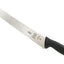 Cuchillo pechuga mango negro borde ondulado 12pulg