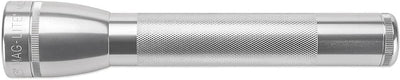 Linterna LED 3 celdas C color plateado