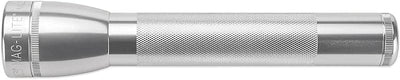 Linterna LED 3 celdas C color plateado