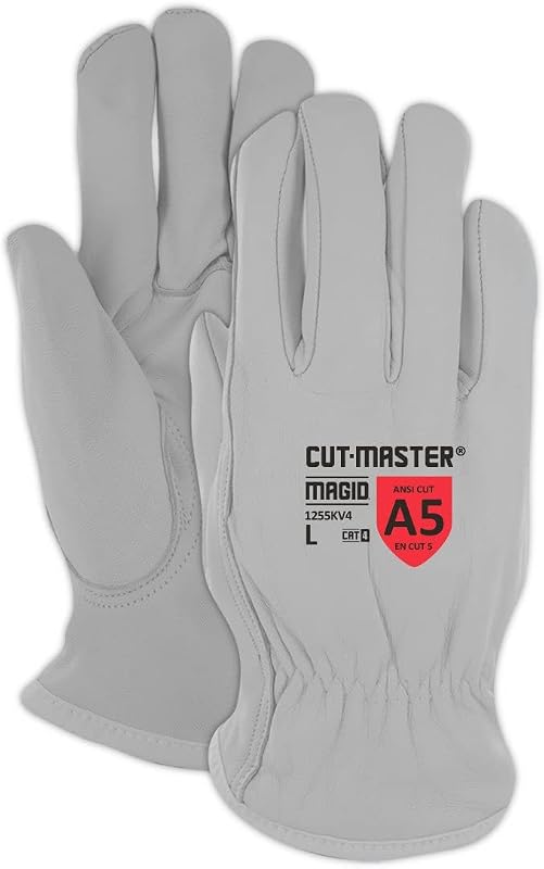 Guante cuero Kevlar ANSI A5 12 pares talla 12/3XL