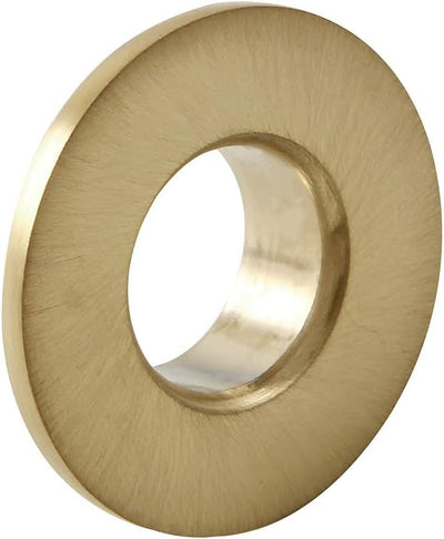 Anillo cubierta orificio fregadero 1-3/16pulg latón cepillado