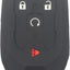 2 Fundas Silicona Negro con Botones Llavero Inteligente GMC
