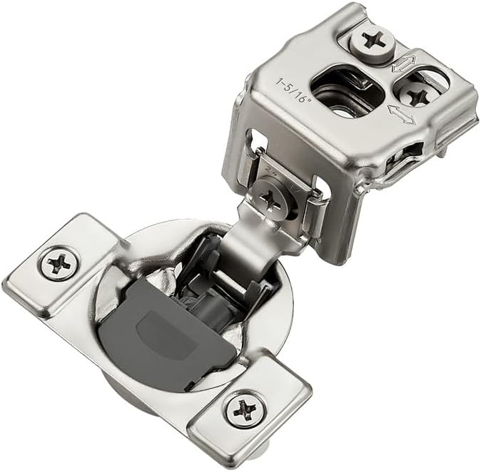 20 Pzas Bisagras Ocultas Acero Inox 1-5/16pulg Gabinetes