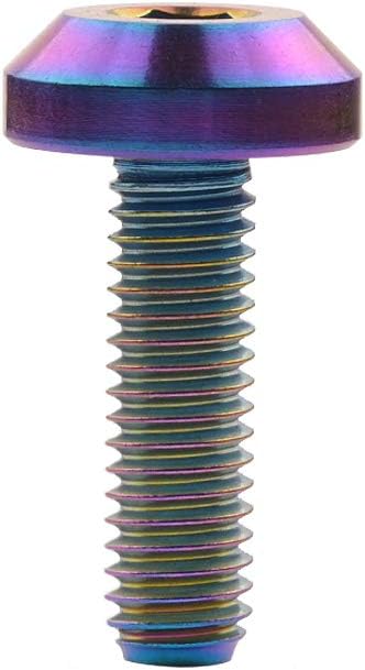 Tornillos titanio M6x15 20 25 30 para bicicleta motocicleta