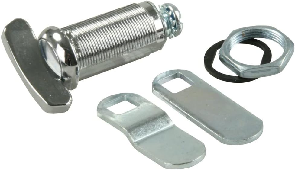 Cerradura pulgar puerta compartimento 1 3/8" plateado