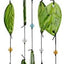 Campanillas viento vidrio hechas a mano 32" jardín