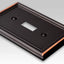Placa pared Chelsea acero bronce envejecido 1 pza