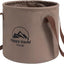 Cubo plegable PVC 5gal con asa uso portátil